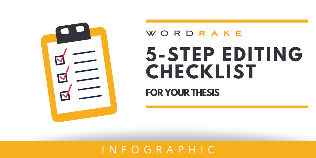 checklist for thesis